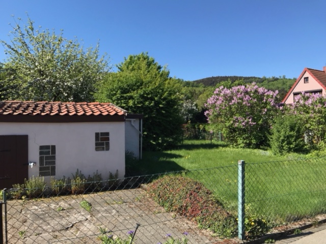 Garten,vorne Doppelhaush�lfte Bad Harzburg