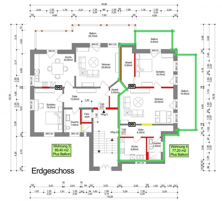  Erdgeschosswohnung Bad Harzburg